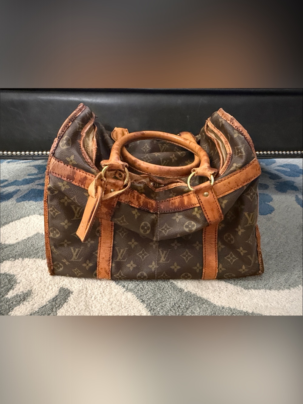Vintage Louis Vuitton Sac Chien 40 Pet Carrier Bag